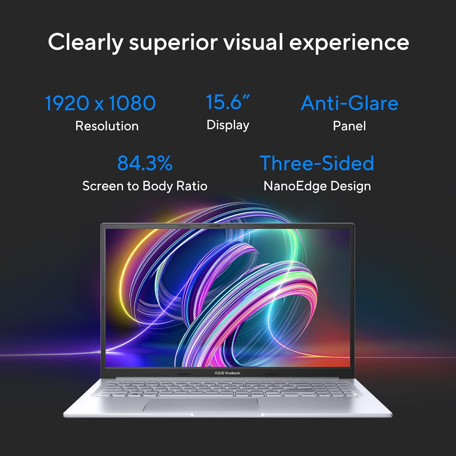 Asus VivoBook 15X Cool Silver Laptop i3 1315U 8GB 12GB Office OS - image 3