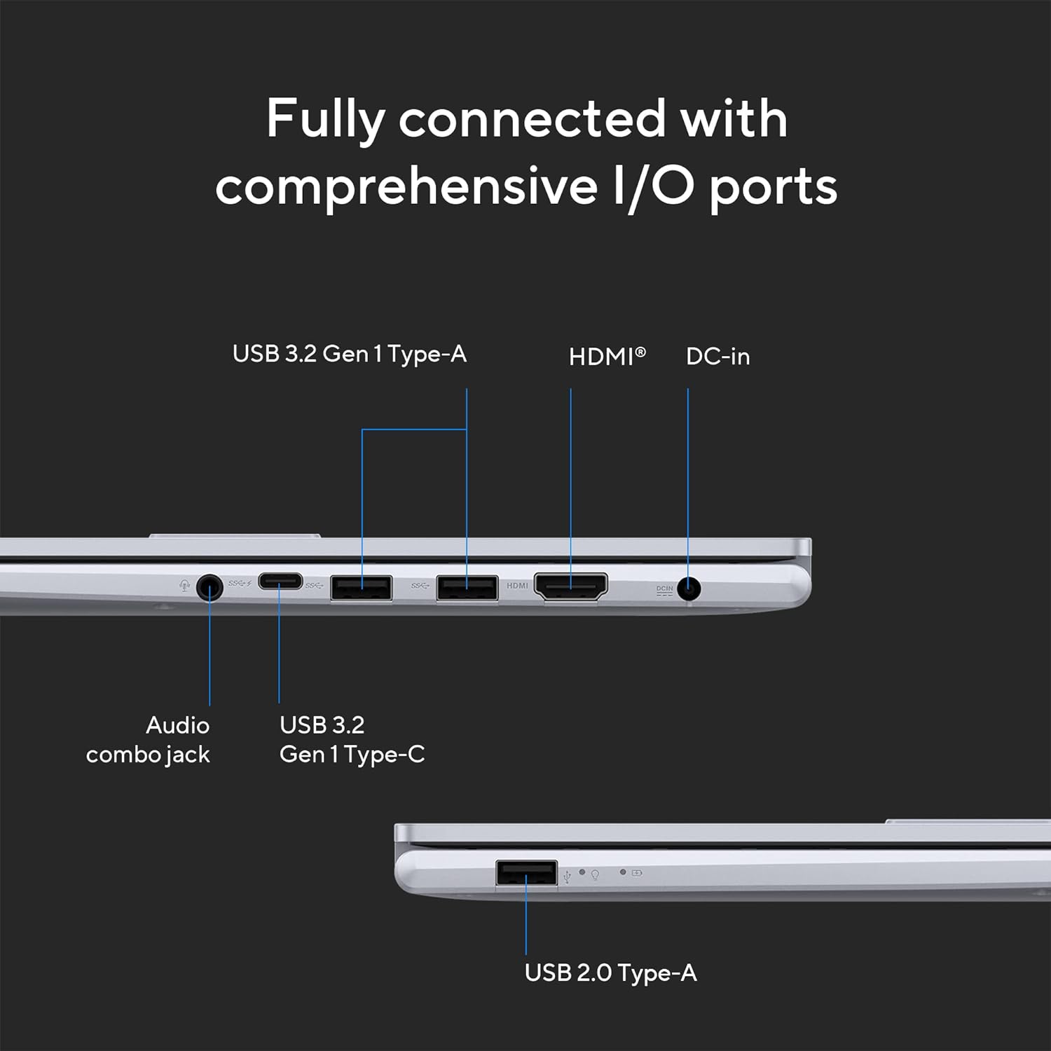 Asus VivoBook 15X Cool Silver Laptop i3 1315U 8GB 12GB Office OS - image 6