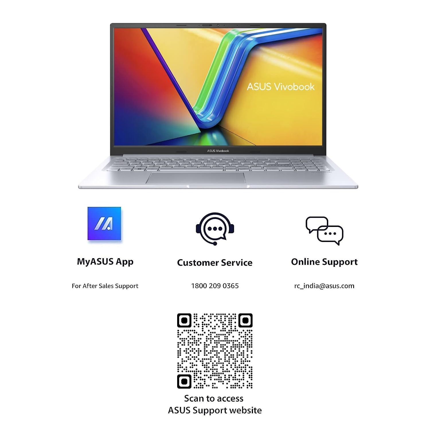 Asus VivoBook 15X Cool Silver Laptop i3 1315U 8GB 12GB Office OS - image 7