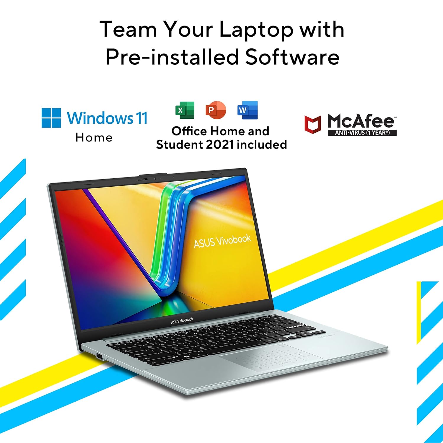 ASUS VivoBook Go 14 Green Laptop i3 N305 8GB 512GB Office OS - image 10