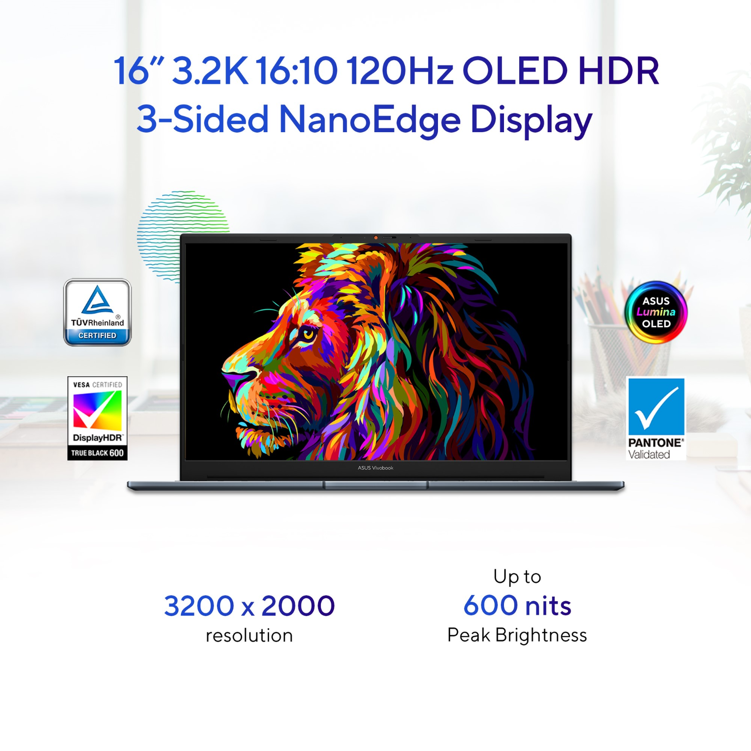 ASUS Vivobook 16 Pro OLED K6602VU-LZ951WS 16GB 1TB Win11 Office - image 3