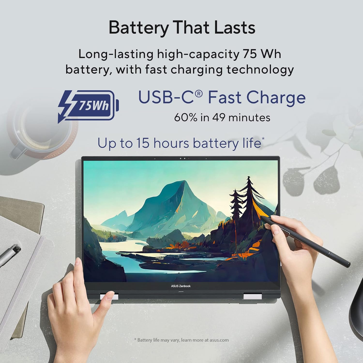 ASUS Zenbook 14 Flip OLED UP3404VA-KN753WS 16GB 1TB Win11 Office - image 5