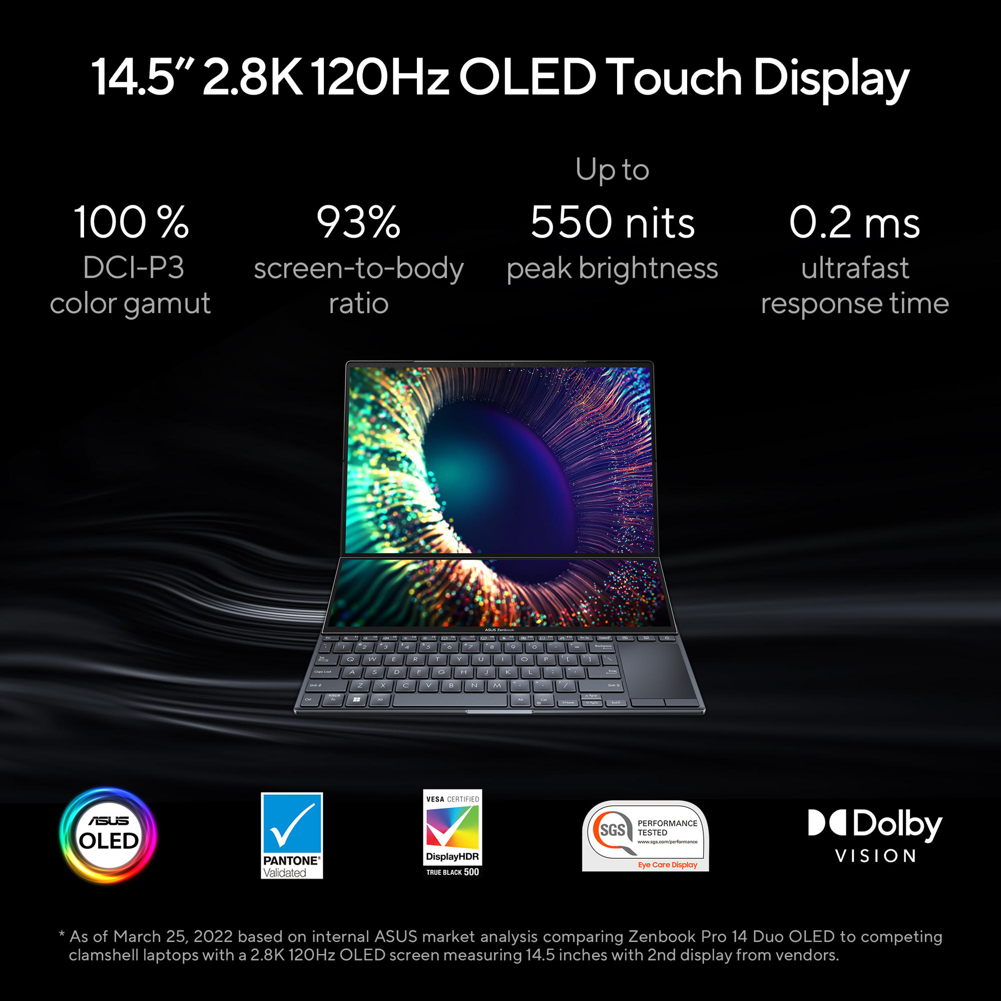 Asus Zenbook Pro 14 Duo OLED UX8402ZE-LM921WS 32GB 1TB Win11 Office - image 3
