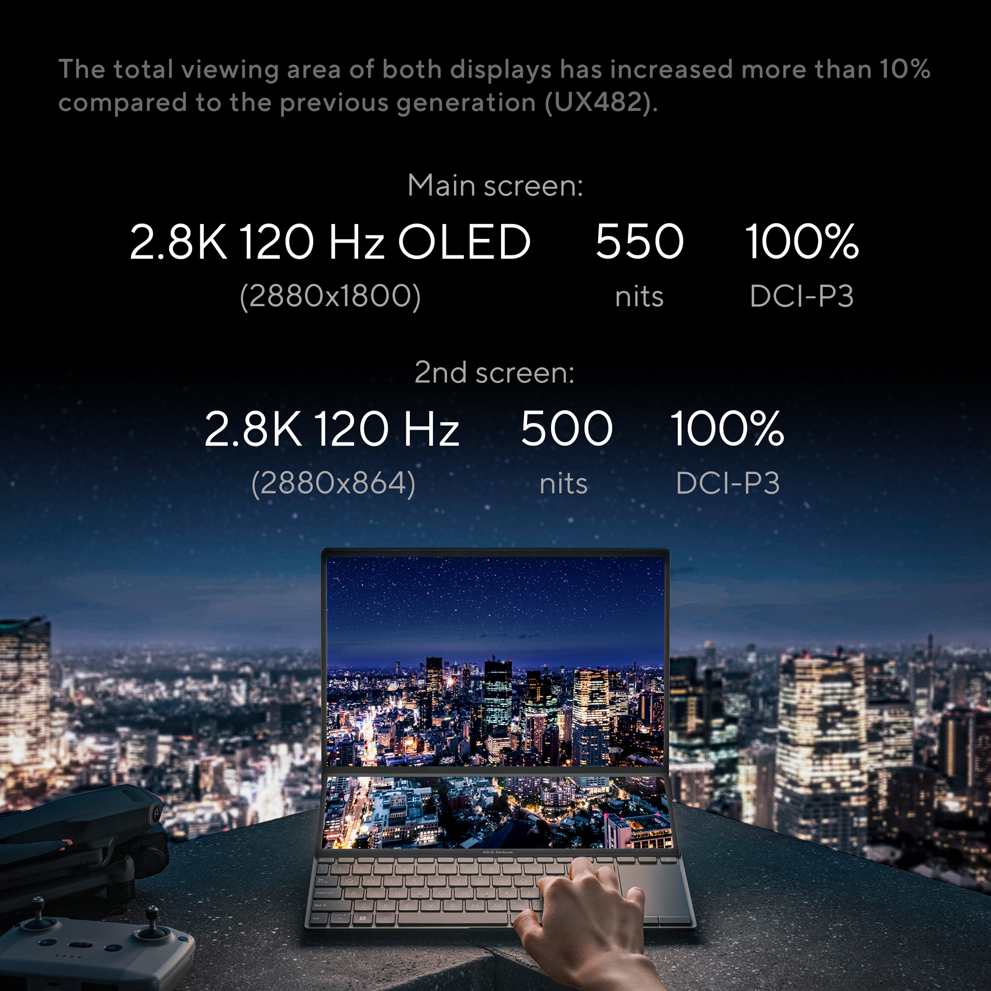 Asus Zenbook Pro 14 Duo OLED UX8402ZE-LM921WS 32GB 1TB Win11 Office - image 4