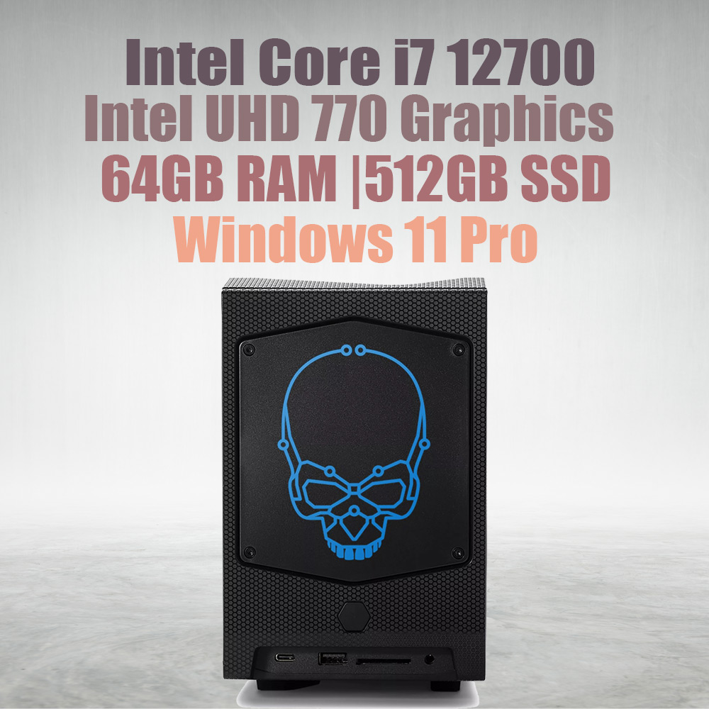 ASUS NUC 12 Extreme NUC12DCMi7 Core i7-12700 64GB 512GB Win 11 - image 2