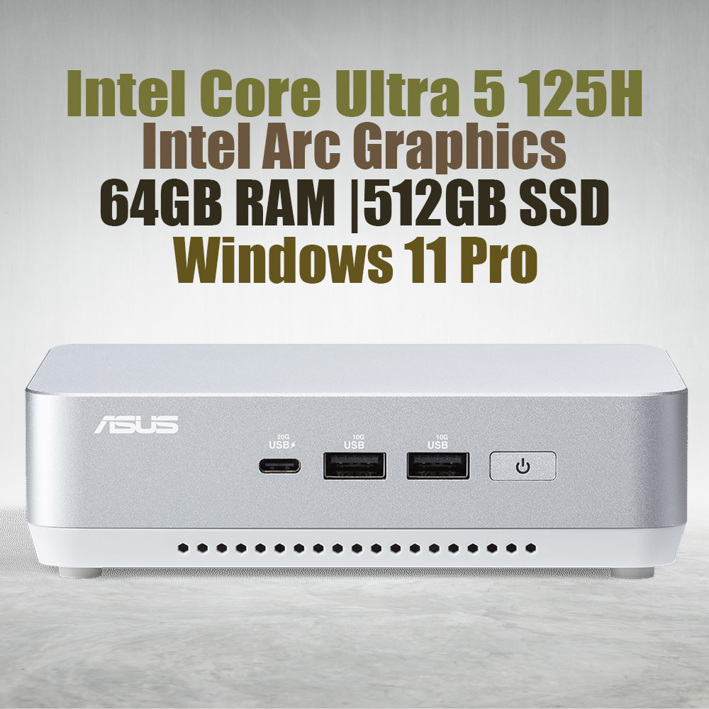 ASUS NUC 14 Pro Plus NUC14RVSU5 Core Ultra 5 125H 64GB 512GB Win11 - image 2