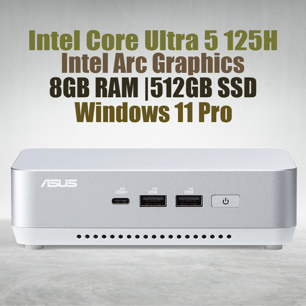 ASUS NUC 14 Pro Plus NUC14RVSU5 Core Ultra 5 125H 8GB 512GB Win11 - image 2