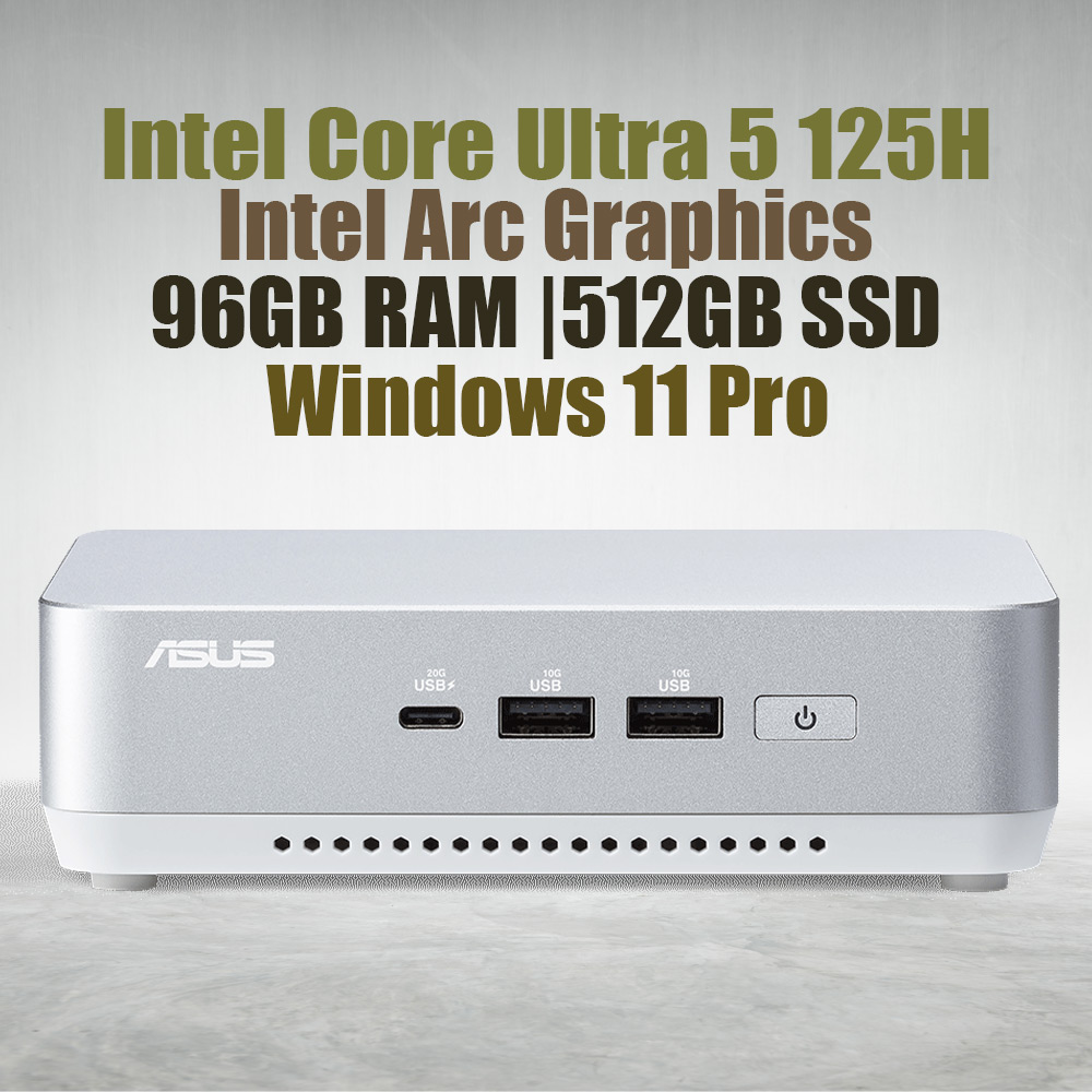 ASUS NUC 14 Pro Plus NUC14RVSU5 Core Ultra 5 125H 96GB 512GB Win11 - image 2