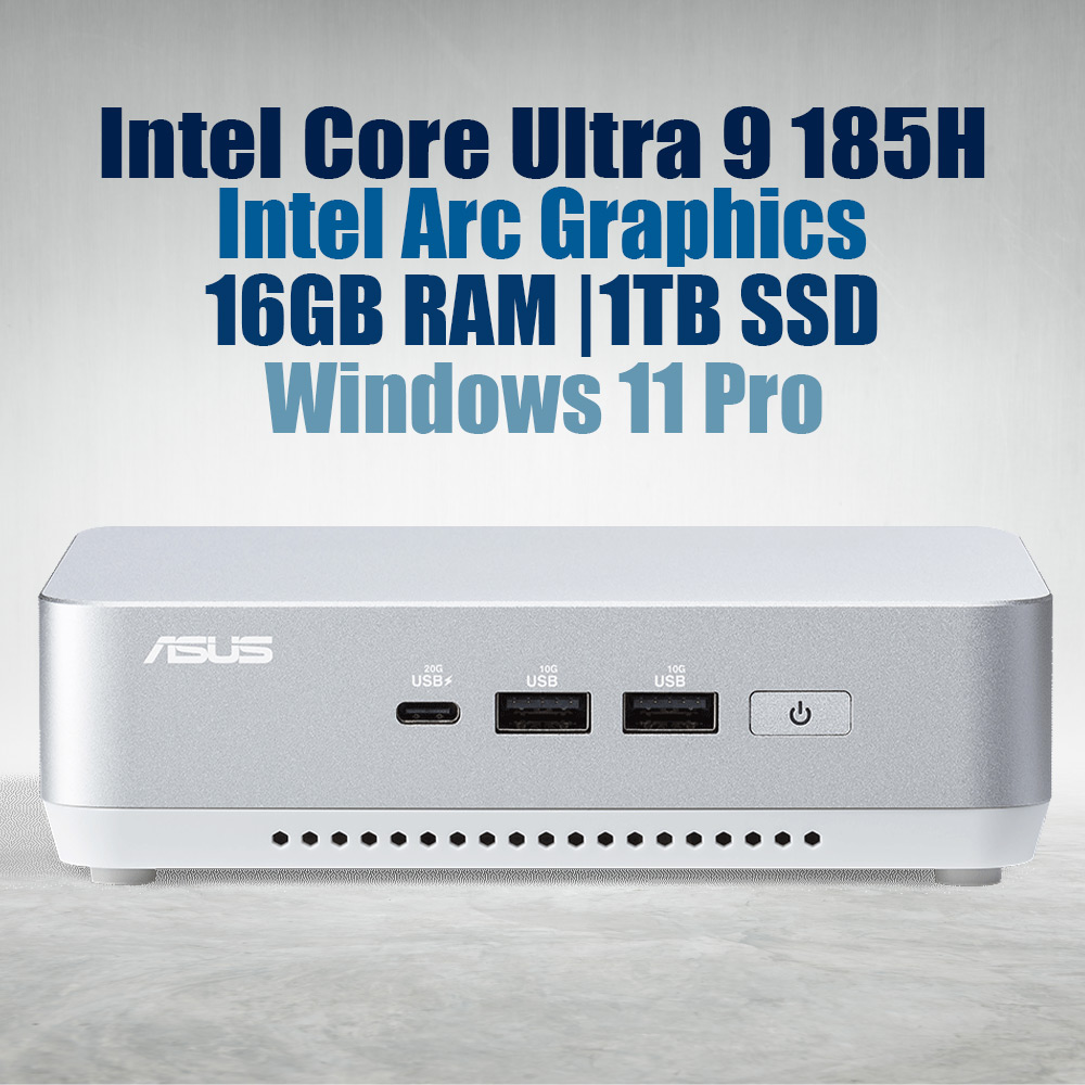 ASUS NUC 14 Pro Plus NUC14RVSU9 Core Ultra 9 vPro 185H 16GB 1TB Win11 Mini PC - image 2