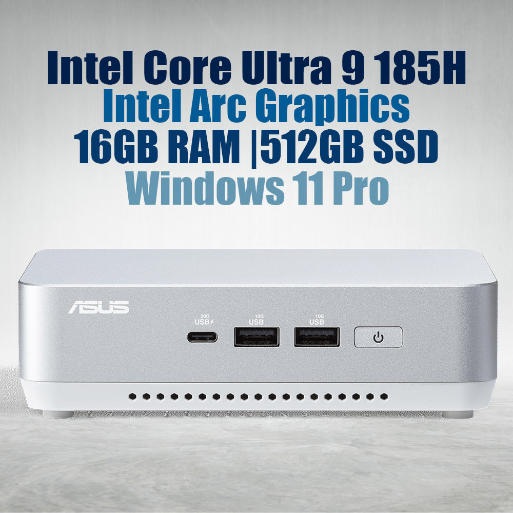 ASUS NUC 14 Pro Plus NUC14RVSU9 Core Ultra 9 vPro 185H 16GB 512GB Win11 Mini PC - image 2