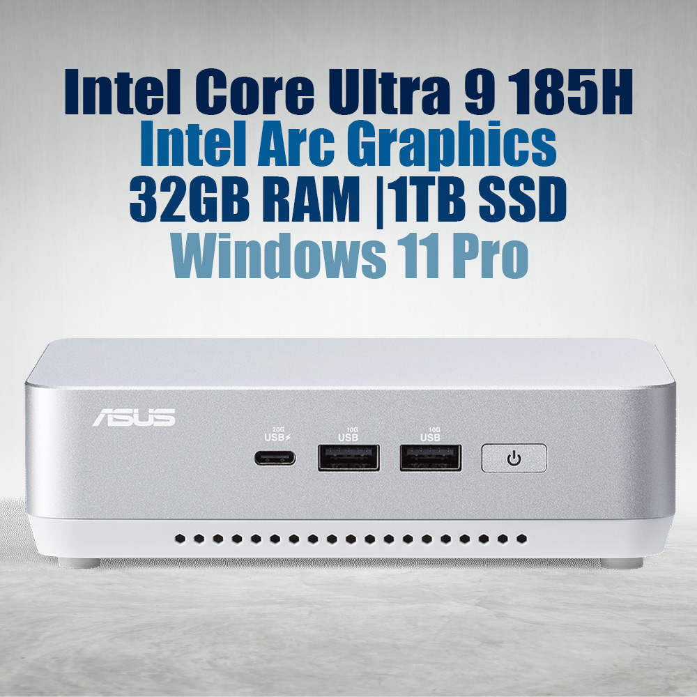ASUS NUC 14 Pro Plus NUC14RVSU9 Core Ultra 9 vPro 185H 32GB 1TB Win11 Mini PC - image 2