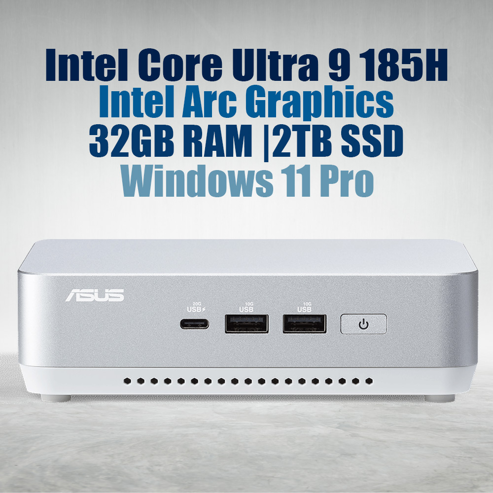 ASUS NUC 14 Pro Plus NUC14RVSU9 Core Ultra 9 vPro 185H 32GB 2TB Win11 Mini PC - image 2
