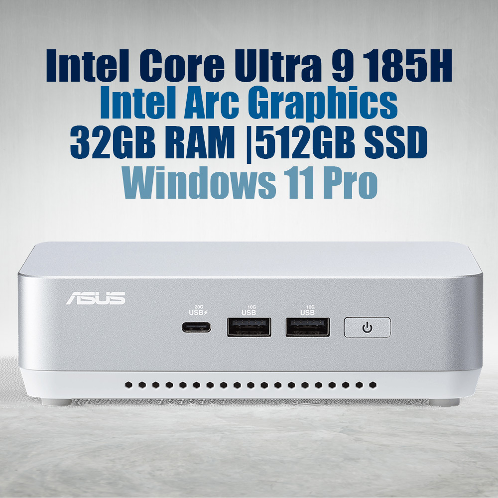 ASUS NUC 14 Pro Plus NUC14RVSU9 Core Ultra 9 vPro 185H 32GB 512GB Win11 Mini PC - image 2
