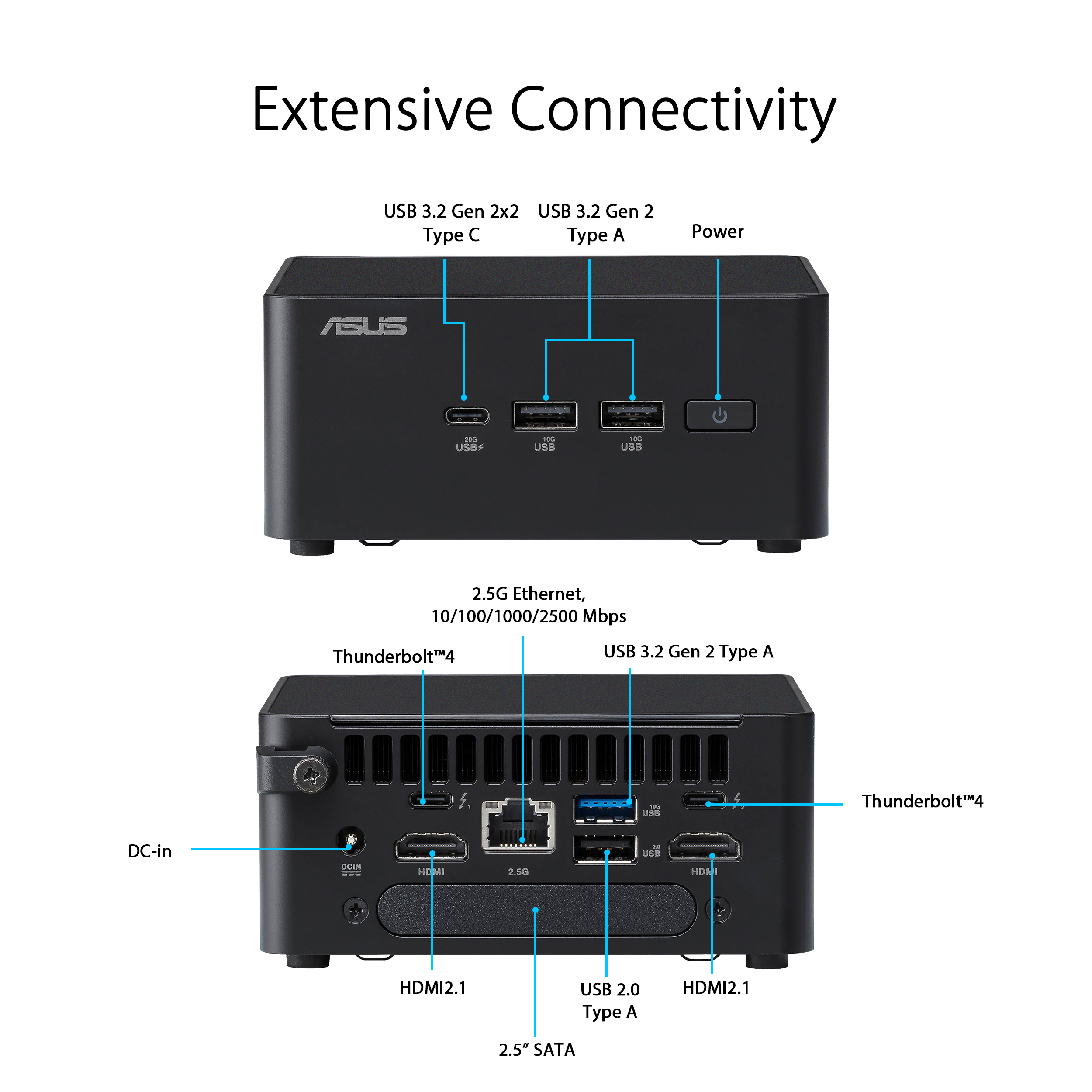 ASUS NUC 14 Pro NUC14RVHI3 Core 3 100U 8GB 128GB Win11 - image 4
