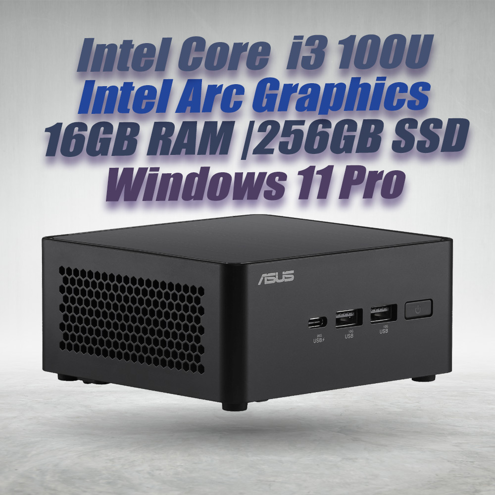 ASUS NUC 14 Pro NUC14RVHI3 Core 3 100U 16GB 256GB Win11 - image 2