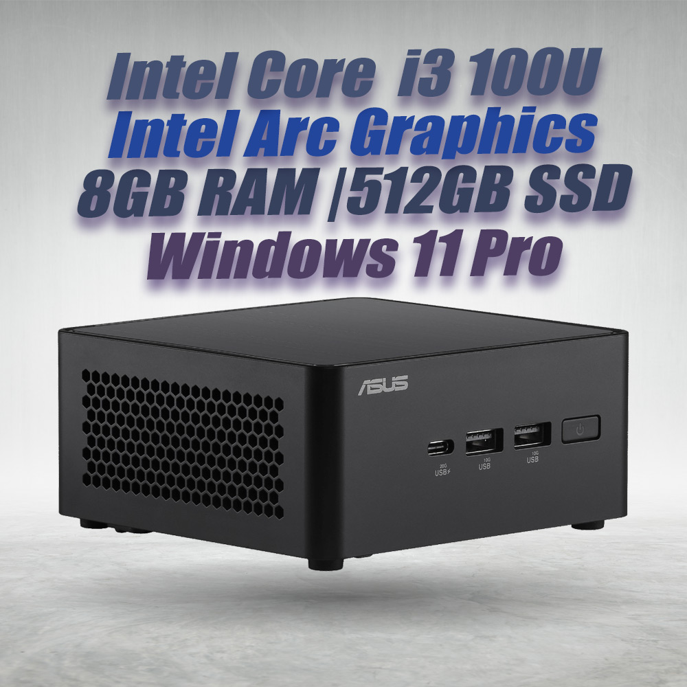 ASUS NUC 14 Pro NUC14RVHI3 Core 3 100U 8GB 512GB Win11 - image 2