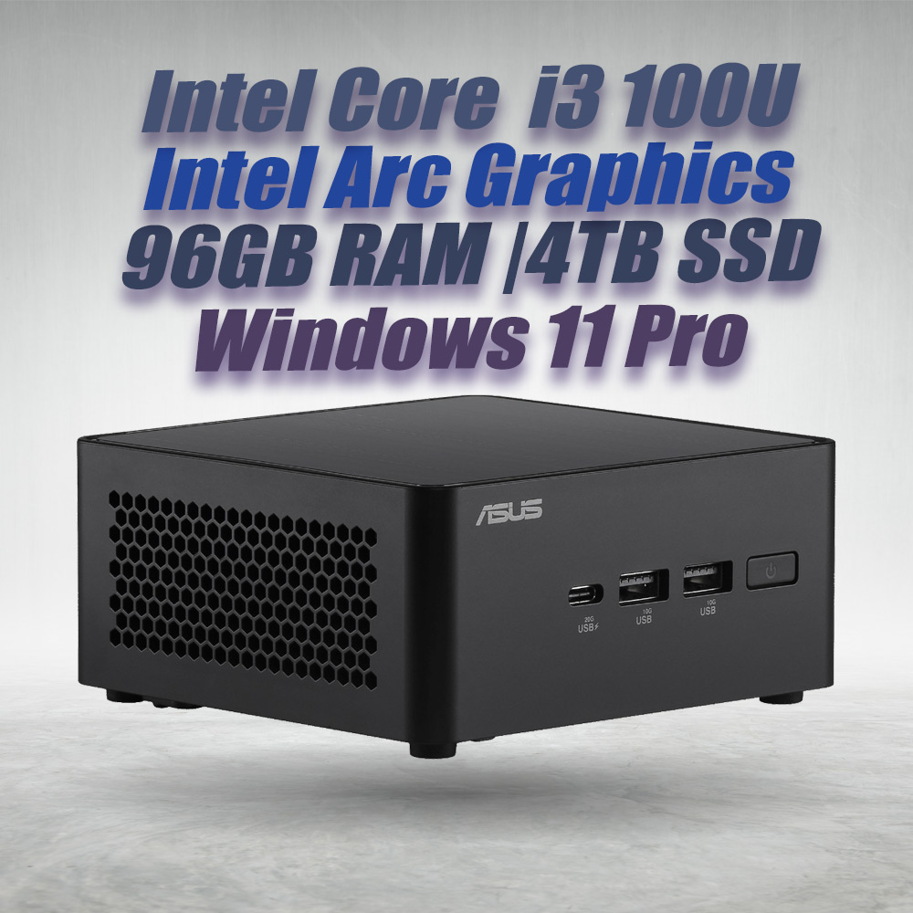 ASUS NUC 14 Pro NUC14RVHI3 Core 3 100U 96GB 4TB Win11 - image 2