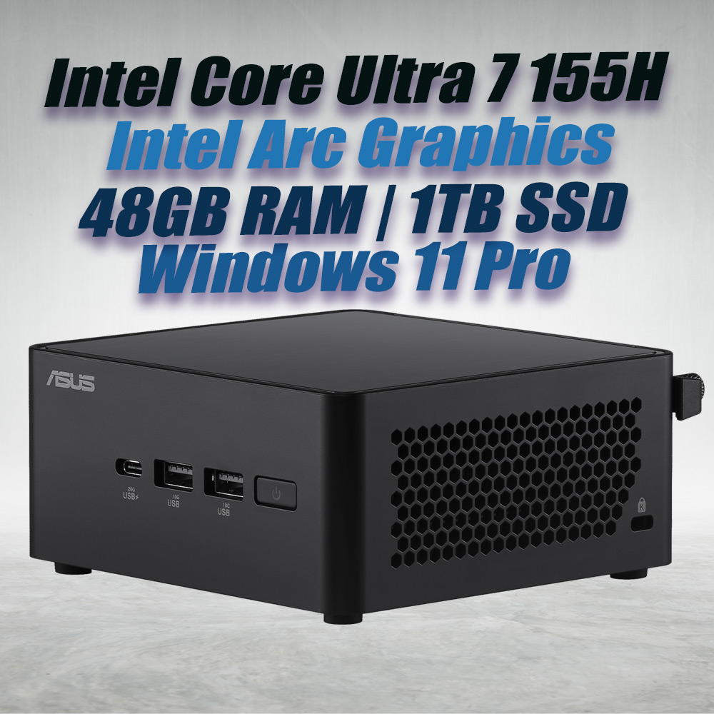 ASUS NUC 14 Pro NUC14RVHU7 Core Ultra 7 155H 48GB 1TB Win11 - image 2
