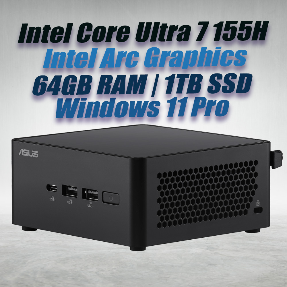 ASUS NUC 14 Pro NUC14RVHU7 Core Ultra 7 155H 64GB 1TB Win11 - image 2