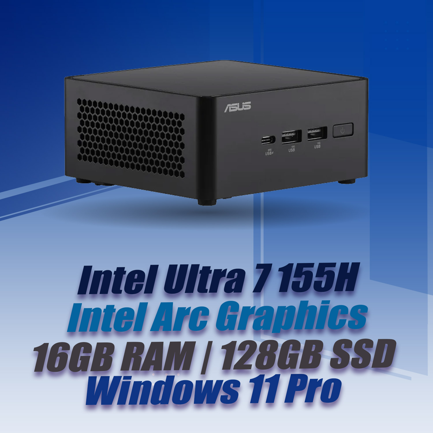 ASUS NUC 14 Pro NUC14RVHU7 Core Ultra 7 155H 16GB 128GB Win11 - image 2