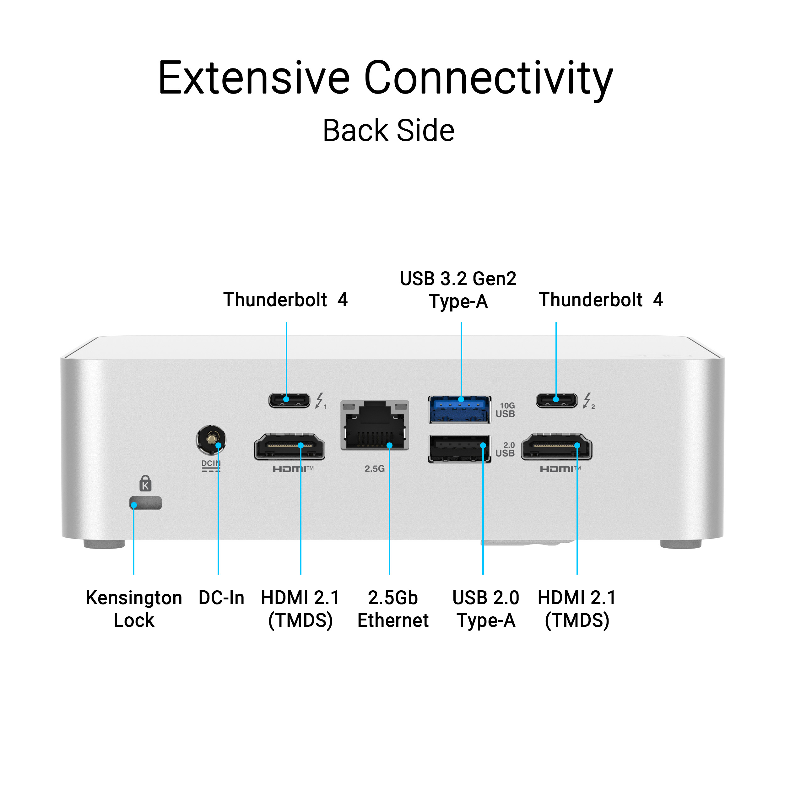 ASUS NUC 15 Pro Plus NUC15CRSU9 Core Ultra 9 vPro 285H 128GB 500GB Win11 Mini PC - image 4