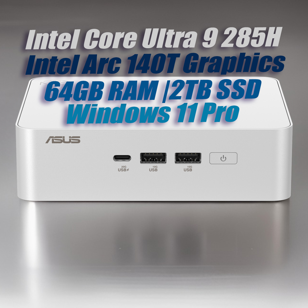 ASUS NUC 15 Pro Plus NUC15CRSU9 Core Ultra 9 vPro 285H 64GB 2TB Win11 Mini PC - image 2