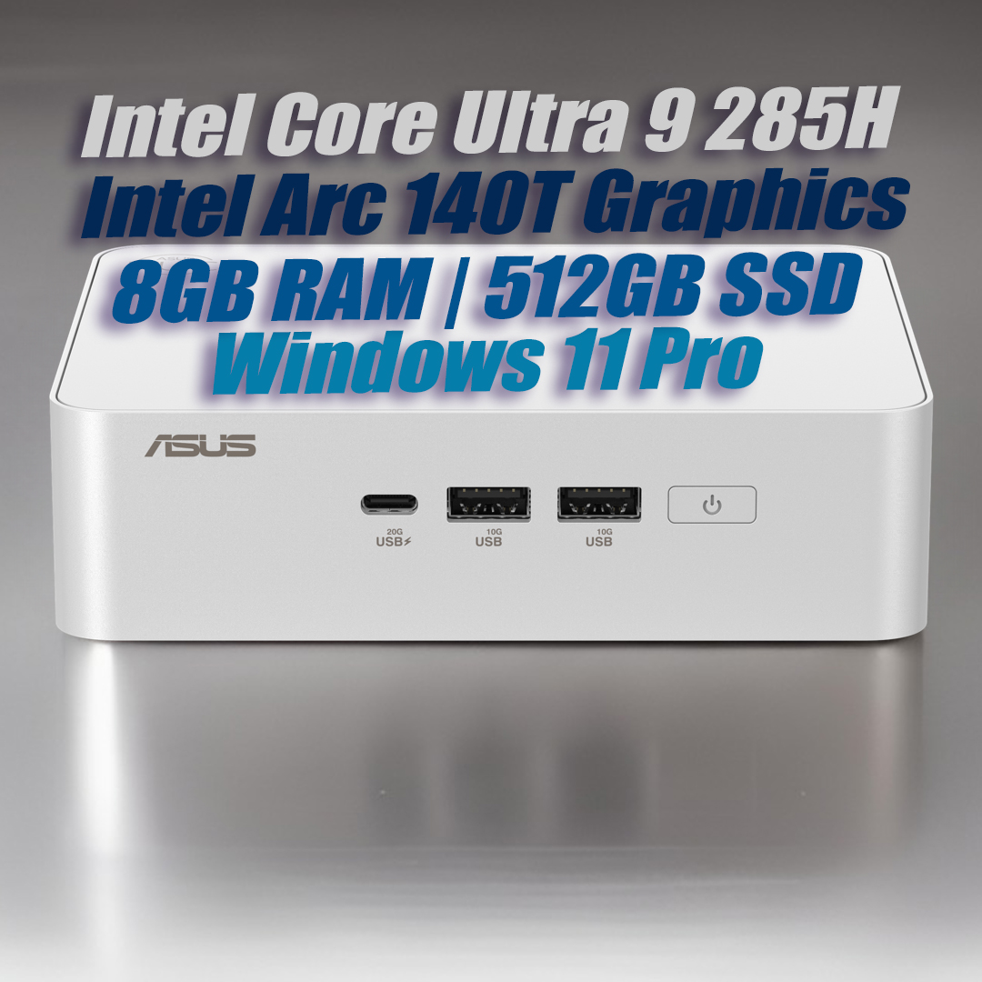ASUS NUC 15 Pro Plus NUC15CRSU9 Core Ultra 9 vPro 285H 8GB 500GB Win11 Mini PC - image 2