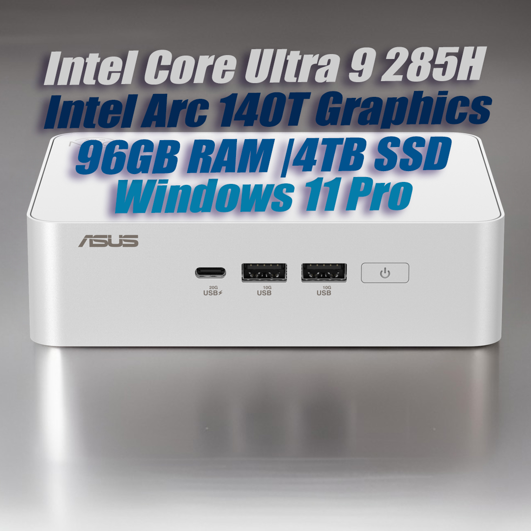 ASUS NUC 15 Pro Plus NUC15CRSU9 Core Ultra 9 vPro 285H 96GB 4TB Win11 Mini PC - image 2