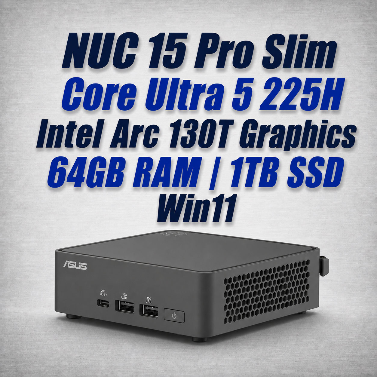 ASUS NUC 15 Pro Slim NUC15CRKU5 Core Ultra 5 225H 64GB 1TB Win11 Mini PC - image 2