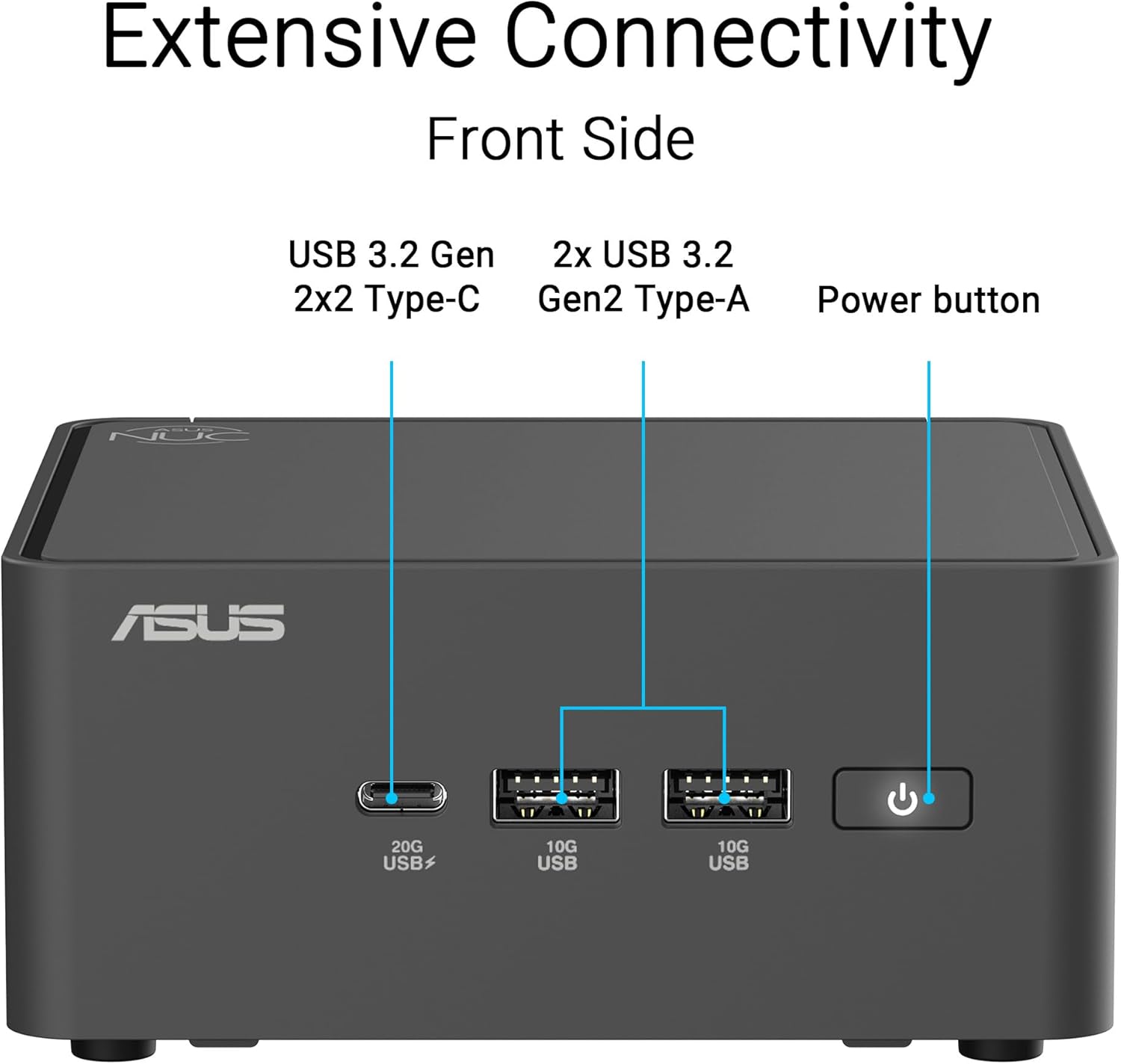 ASUS NUC 15 Pro NUC15CRHU7 Barebone Core Ultra 7 255H MiniPC - image 3