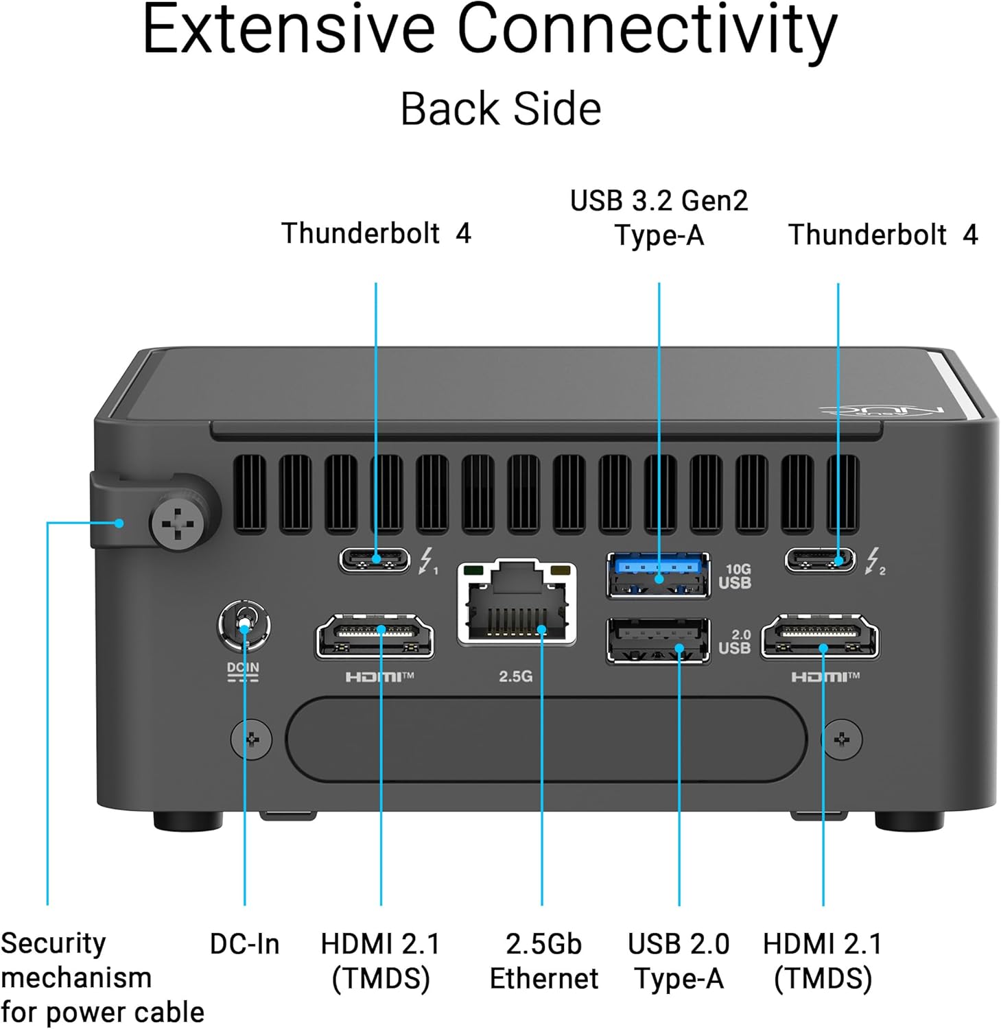ASUS NUC 15 Pro NUC15CRHU7 Barebone Core Ultra 7 255H MiniPC - image 4
