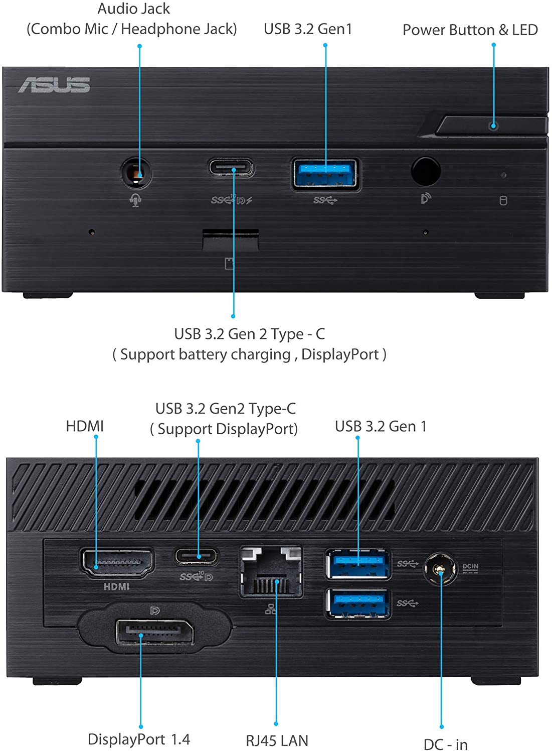 ASUS Mini PC PN50 Barebone with Ryzen 5 4500U 6 Core Processor - image 2