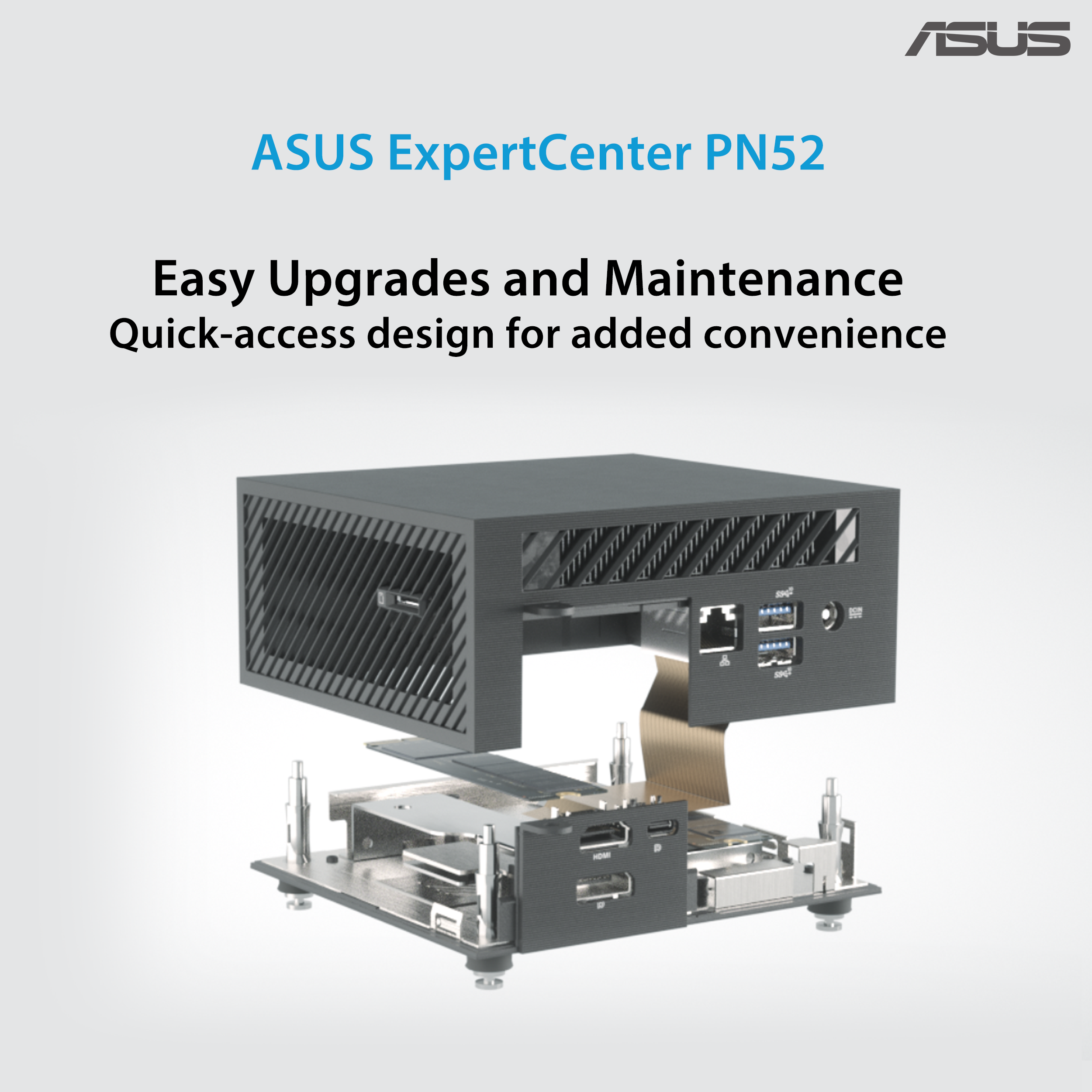 Asus ExpertCenter Barebone mini PC PN52 | AMD Ryzen 5 5600H - image 4