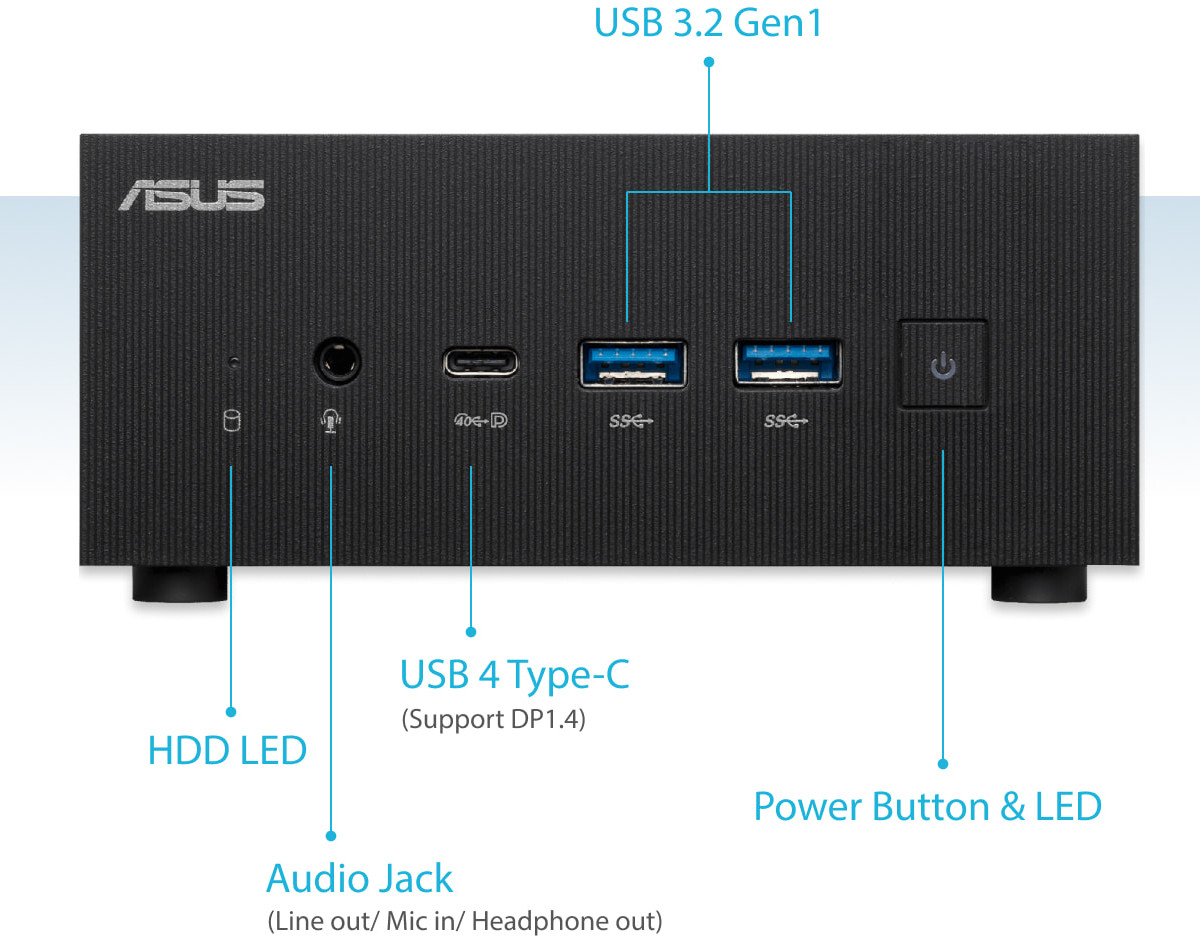 ASUS ExpertCenter Mini PC PN53 Ryzen 7 7735HS Barebone - image 3