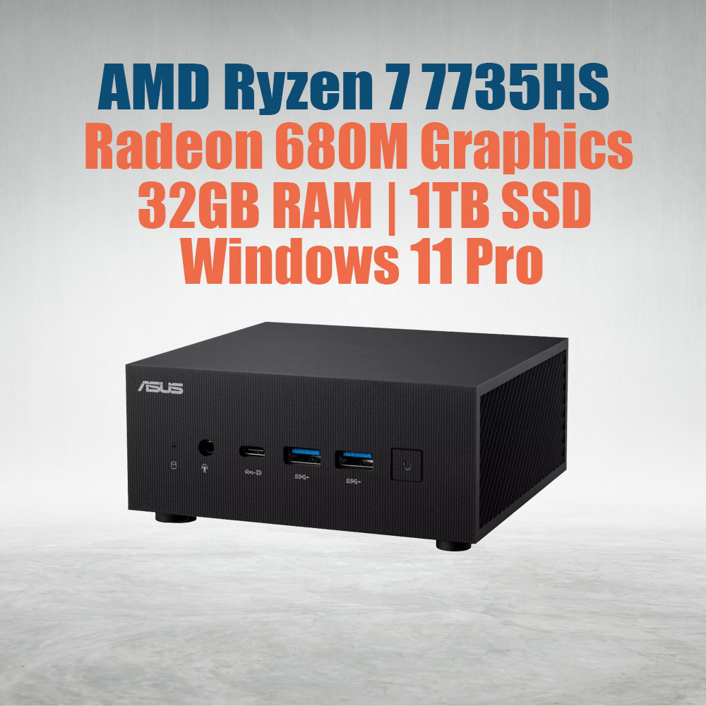 ASUS ExpertCenter Mini PC PN53 Ryzen 7 7735HS 32GB 1TB OS - image 2
