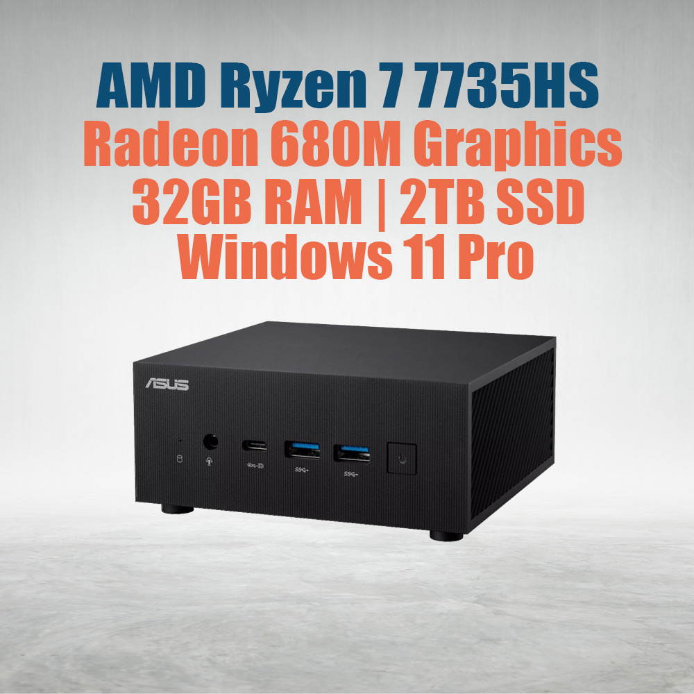ASUS ExpertCenter Mini PC PN53 Ryzen 7 7735HS 32GB 2TB OS - image 2