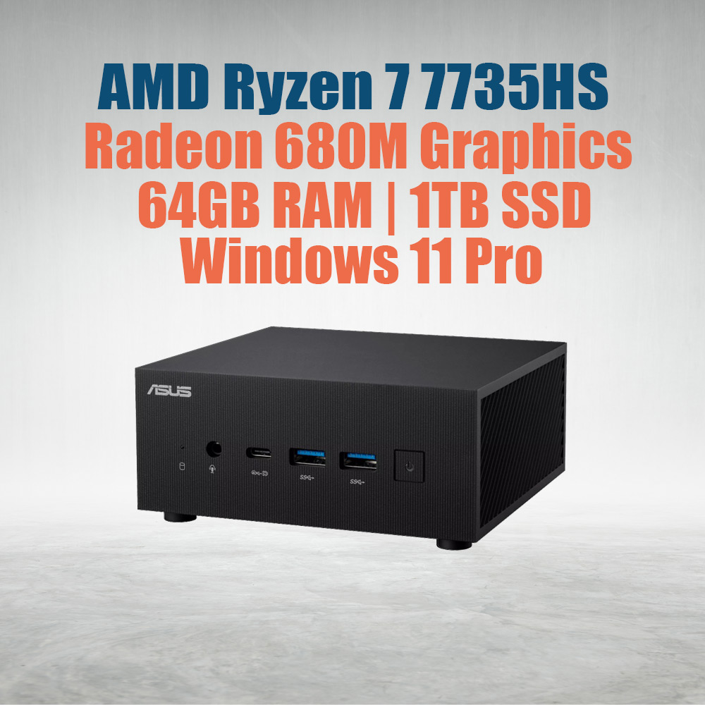 ASUS ExpertCenter Mini PC PN53 Ryzen 7 7735HS 64GB 1TB OS - image 2