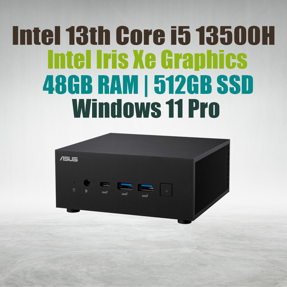 ASUS Mini Pc PN64 i5 13500H 48GB DDR5 500GB Win 11 - image 2