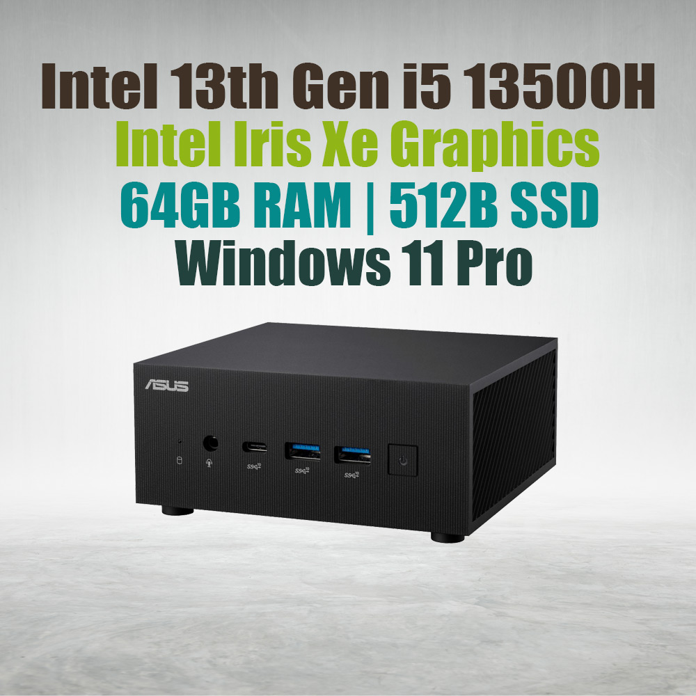 ASUS Mini Pc PN64 i5 13500H 64GB DDR5 512GB Win 11 - image 2