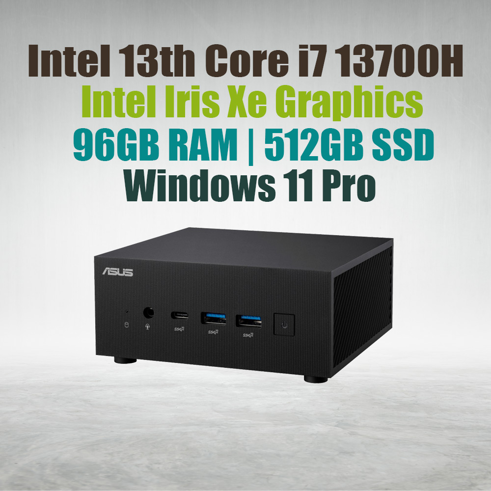ASUS Mini Pc PN64 i7 13700H 96GB DDR5 500GB Win 11 - image 2
