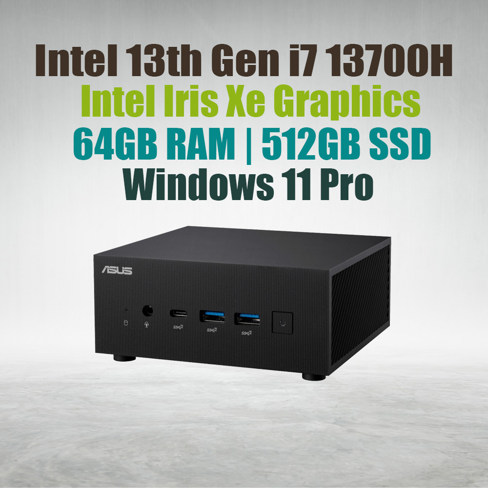 ASUS Mini Pc PN64 i7 13700H 64GB DDR5 512GB Win 11 - image 2