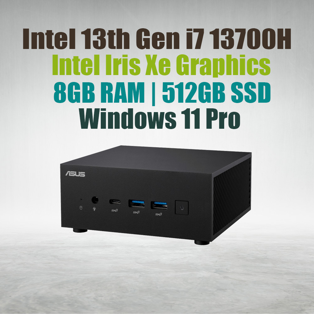 ASUS Mini Pc PN64 i7 13700H 8GB DDR5 512GB Win 11 - image 2