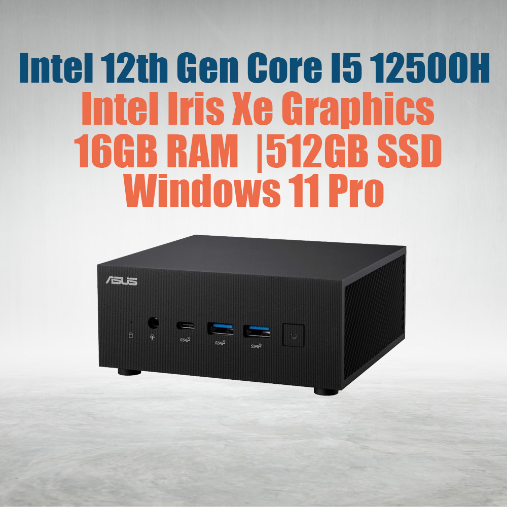 ASUS Mini PC PN64 i5 12500H 16GB DDR5 RAM 512GB SSD Win 11 - image 2