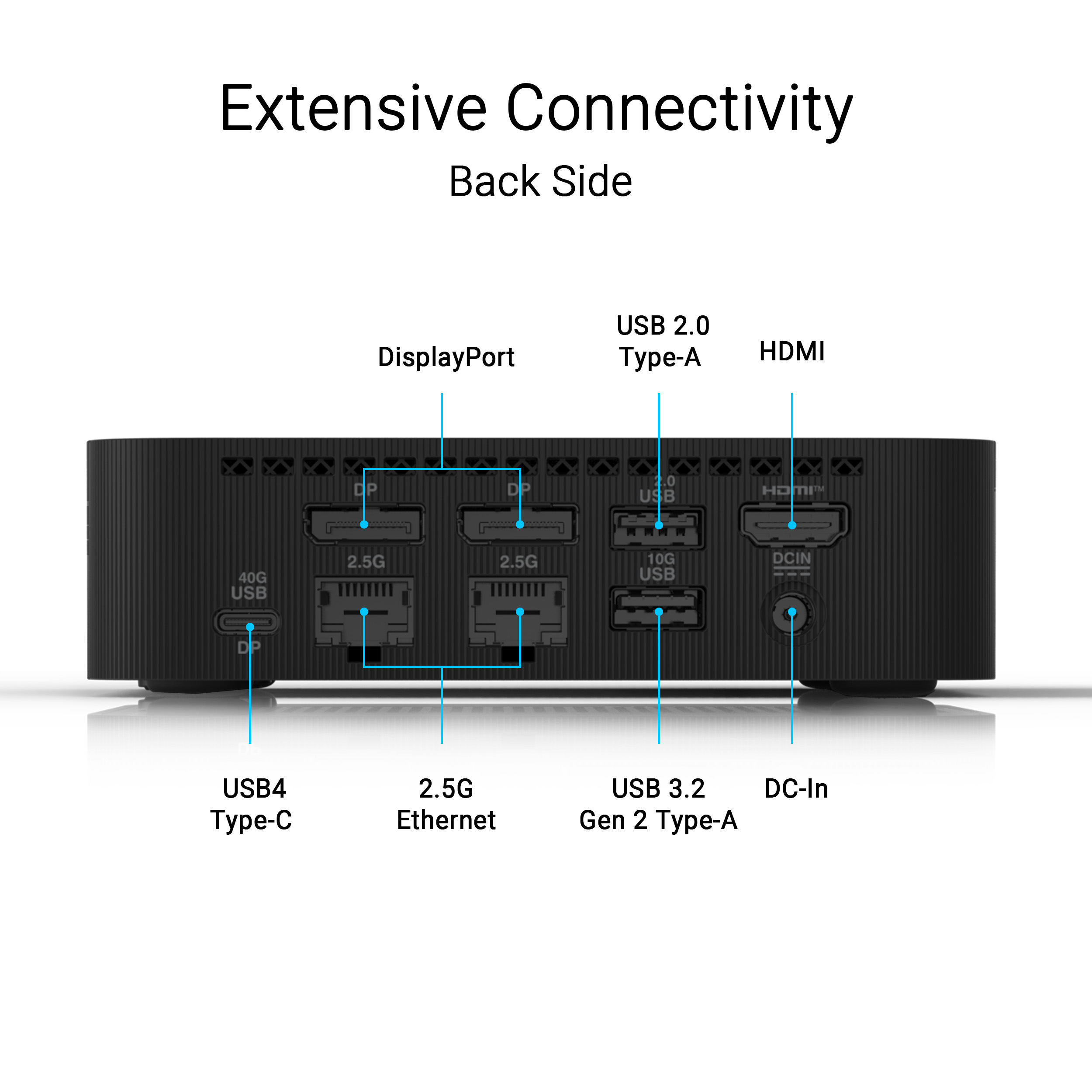 ASUS ExpertCenter Mini PC PN54 Ryzen AI 7 350 Barebone - image 4
