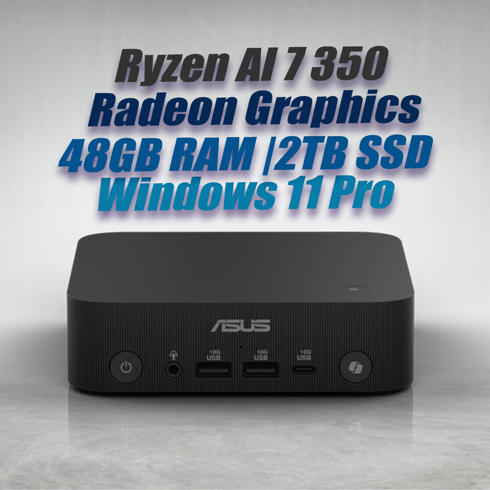 ASUS ExpertCenter Mini PC PN54 Ryzen AI 7 350 48GB 2TB OS - image 2