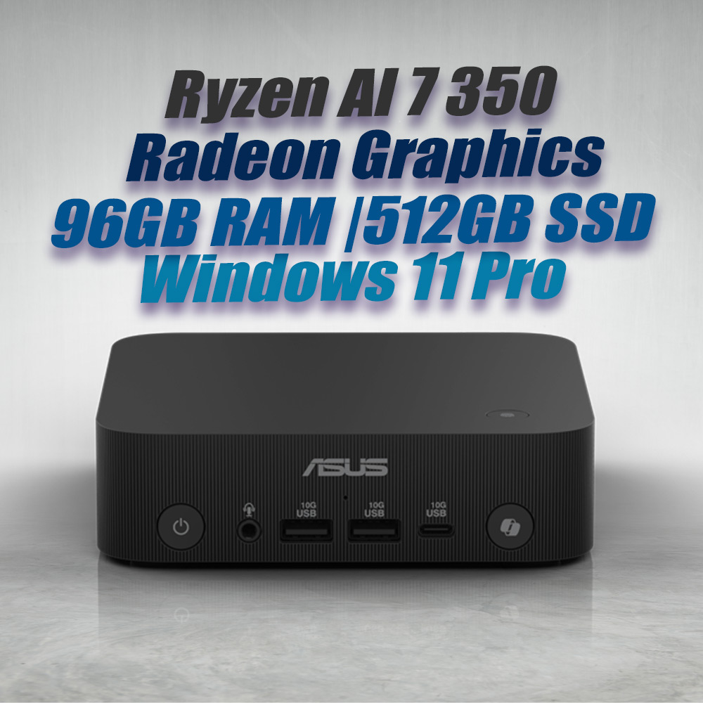 ASUS ExpertCenter Mini PC PN54 Ryzen AI 7 350 96GB 512GB OS - image 2