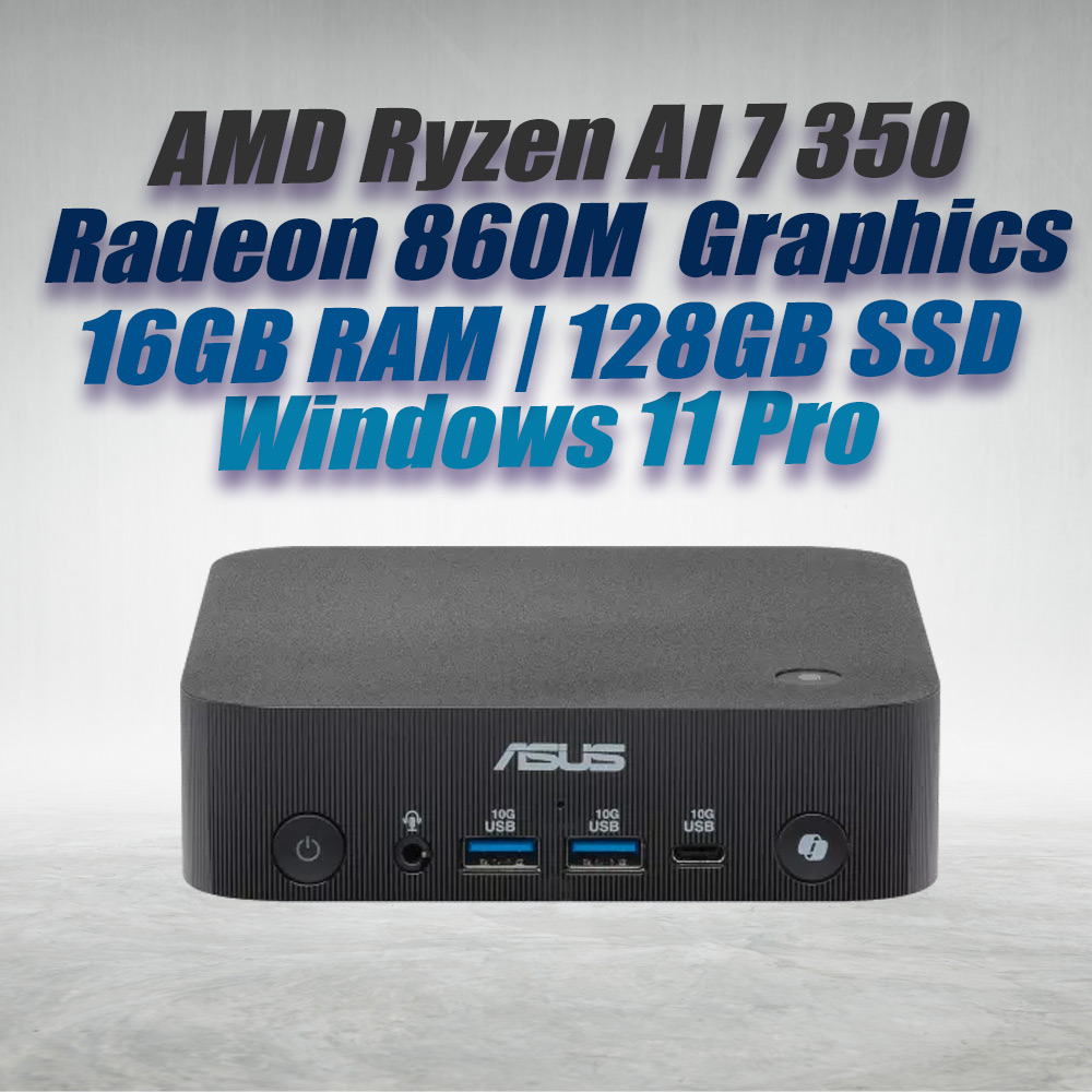 ASUS ExpertCenter Mini PC PN54 Ryzen AI 7 350 16GB 128GB OS - image 2