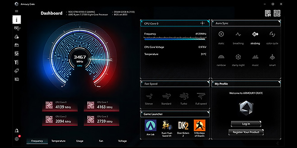 Armoury Crate software
