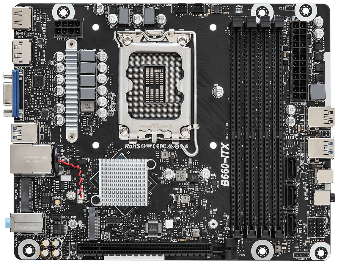 Asrock DeskMeet B660 Minipc Core i7-13700 128GB 1TB Win11