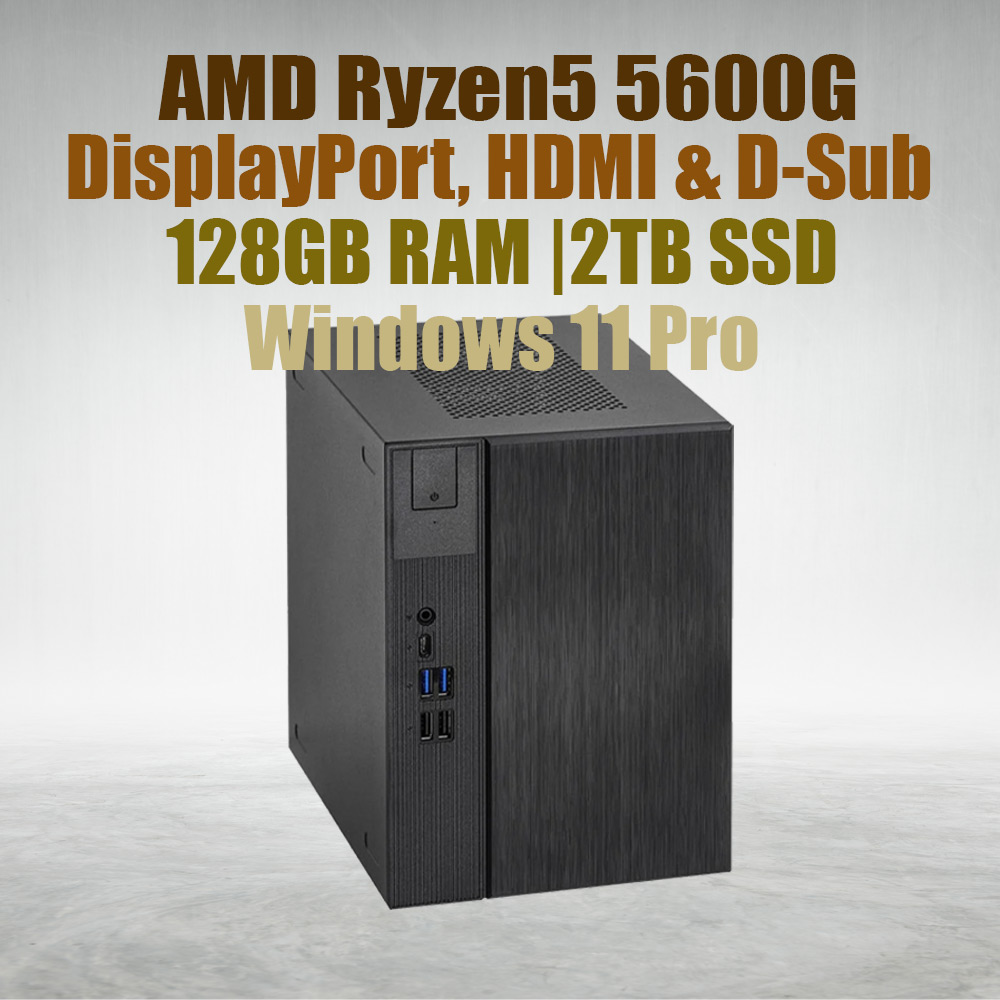 Asrock DeskMeet X300 R5 5600G Processor 128GB Ram 2TB SSD win11 - image 2
